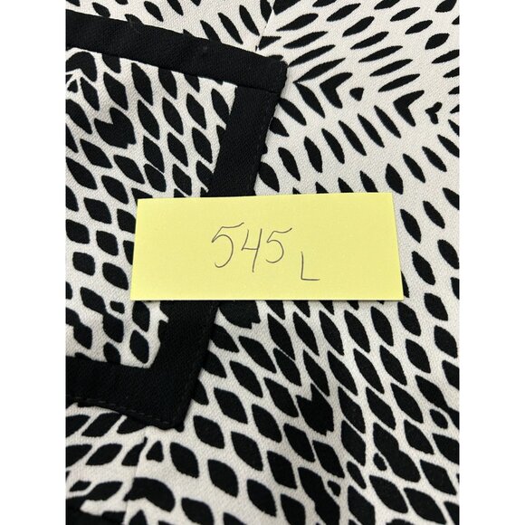 Roth LeCover Blazer Jacket Size 8 Geometric Pattern Button Up Pockets - Picture 8 of 9